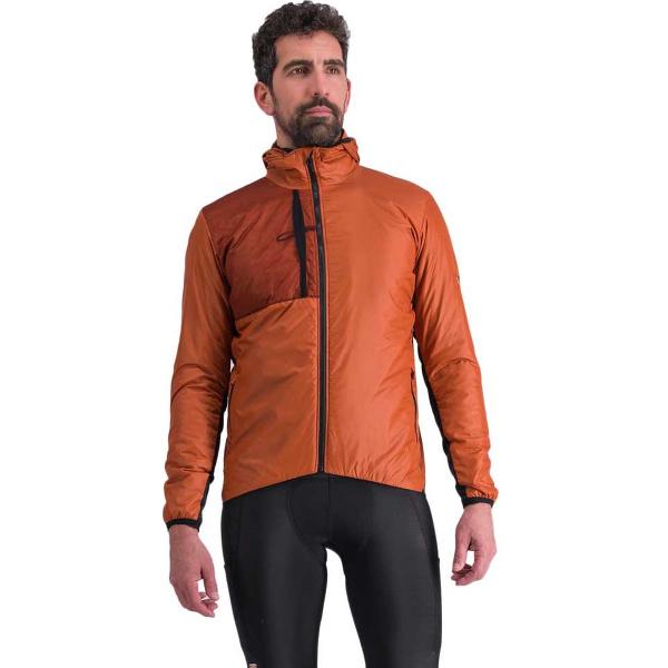 Sportful Supergiara Puffy Jasje Oranje 2XL Man