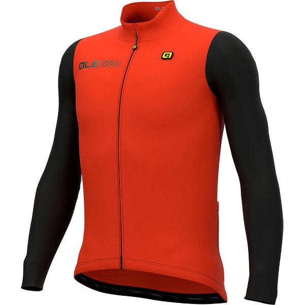 Ale Solid Fondo 2.0 Lange Mouwen Fietsshirt Oranje XL Man