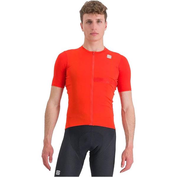 Sportful Monocrom Korte Mouwen Fietsshirt Roze XL Man