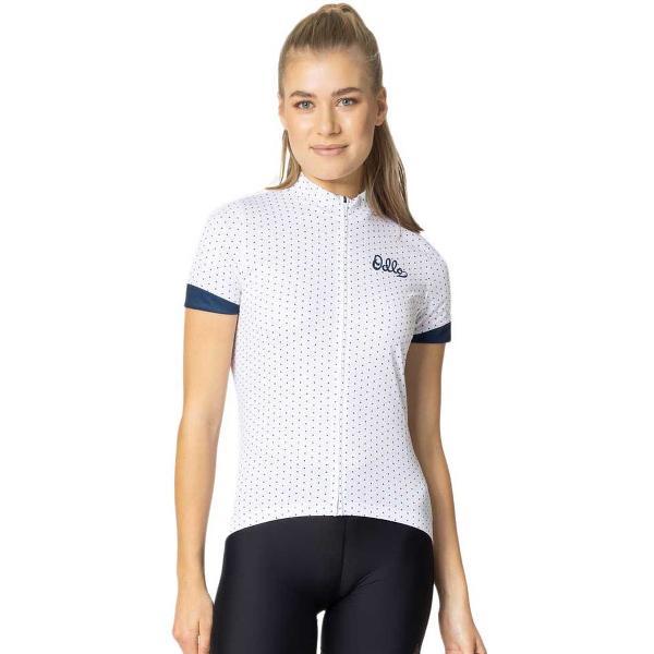 Odlo Essential Jersey Met Korte Mouwen Wit L Vrouw