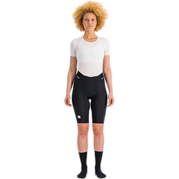 Sportful CLASSIC korte fietsbroek zonder bretels Dames Black Pompelmo - Vrouwen - maat S