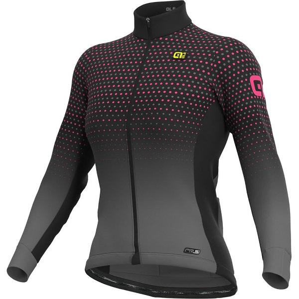 Ale Dames Fietsshirt Lange Mouwen PR-R Bullet - Zwart - S - Valt klein