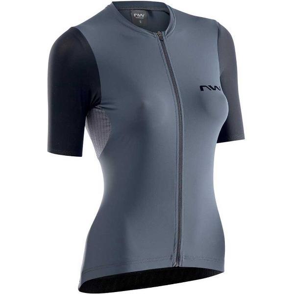 Northwave Extreme Jersey Met Korte Mouwen Blauw M Vrouw