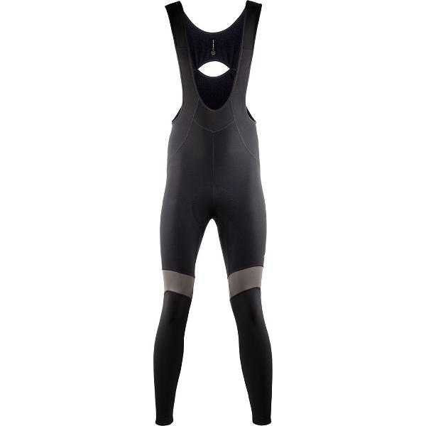 Nalini Fietsbroek lang met zeem en bretels Heren Zwart - WARM REFLEX BIB TIGHT BLACK - XL