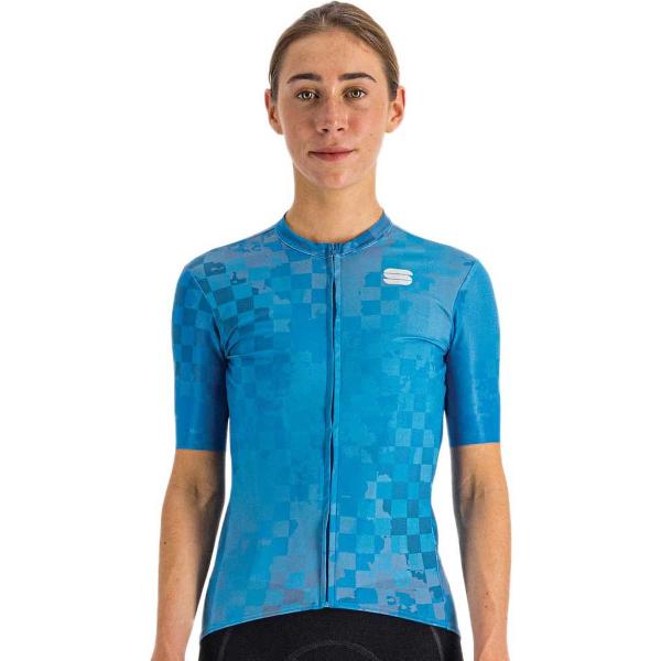 Sportful ROCKET Fietsshirt Dames Berry Blue Blue Sea - Vrouwen - maat XS