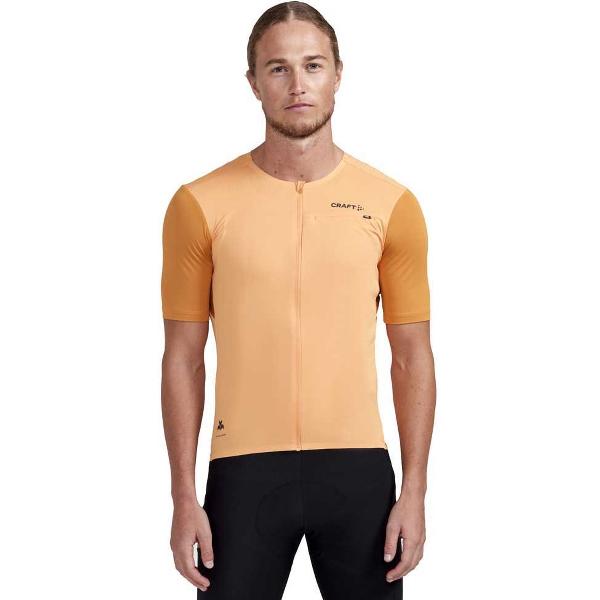 Craft Pro Gravel Graveljersey Met Korte Mouwen Geel XL Man