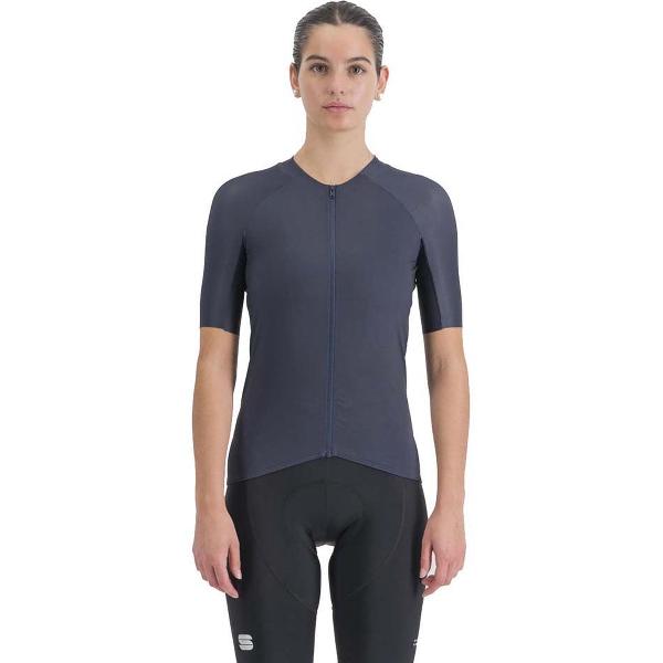 Sportful Matchy Jersey Met Korte Mouwen Blauw XS Vrouw