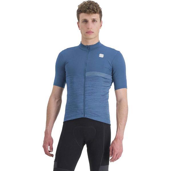 Sportful Outlet Giara Jersey Met Korte Mouwen Blauw M Man