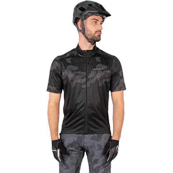 Endura Hummvee Ray Jersey Met Korte Mouwen Zwart 2XL Man