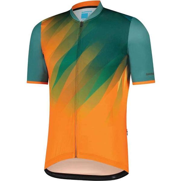 Shimano Kita Jersey Met Korte Mouwen Oranje M Man