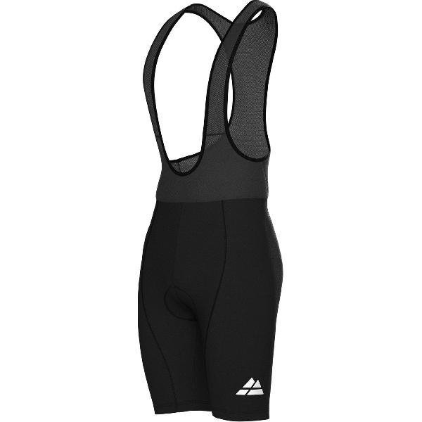 DANISH ENDURANCE Bibshorts voor Fietsen Heren - met Bretels - Quick-Dry - Zwart - Maat L