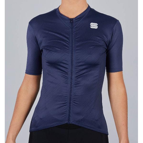 Sportful Flare W Fietsshirt Dames - Blauw - Maat XXL