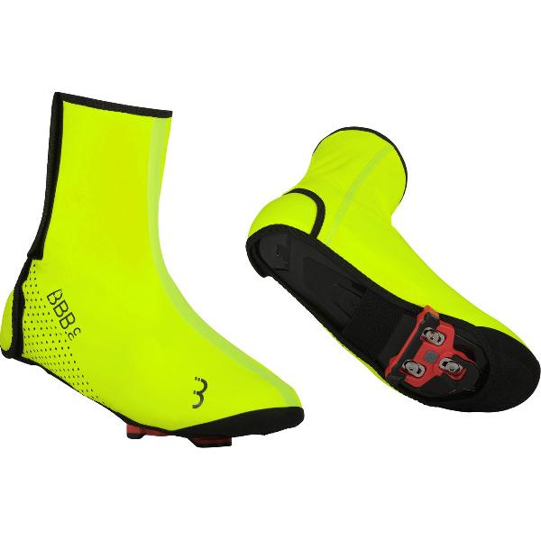 BBB Cycling MultiFlex Overschoenen - Fietskleding - Verstelbaar - 5-15 Cº - Waterdicht - Neon Geel - Maat 39/43 - BWS-27HV