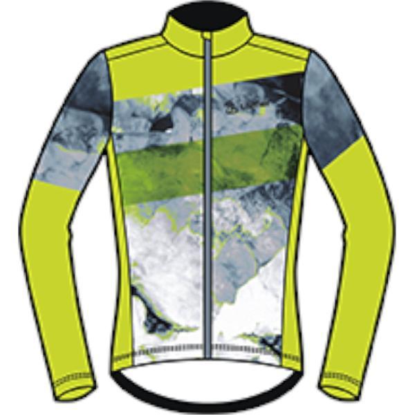 Loeffler wielrenshirt lange mouwen M Bike L/S Jersey Floes - Groen - 52