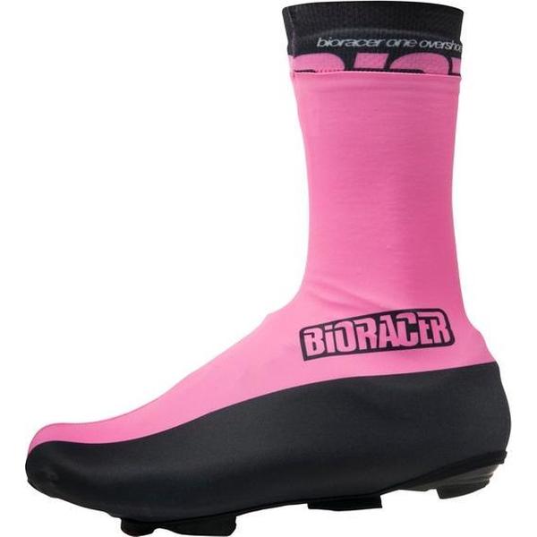 Bioracer Overschoenen One Black & Fluo Pink Size M (39-42)