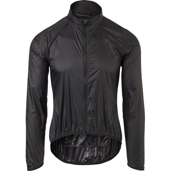 AGU Wind Fietsjack II Essential Heren - Zwart - XXXL - Winddicht - Two-way Rits