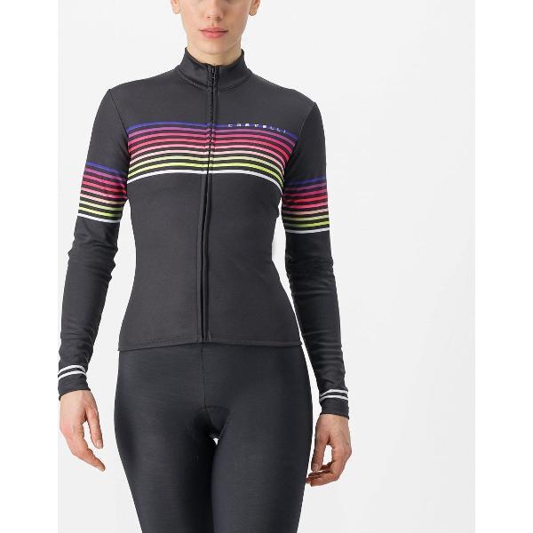 Castelli OTTANTA FIETSSHIRT Lange Mouwen BLACK - Vrouwen - maat M