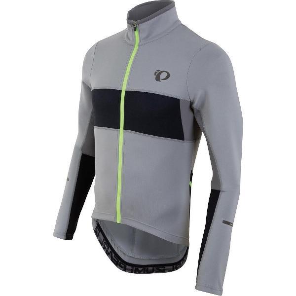 PEARL iZUMi ELITE Escape Thermal jersey lange mouwen Heren grijs/zwart Maat M