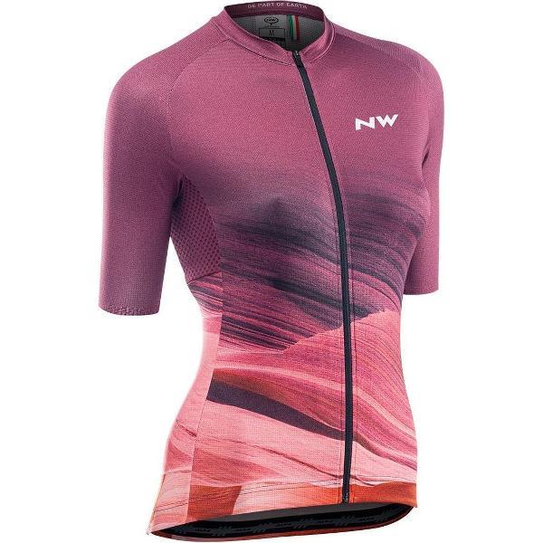 Northwave Earth Woman Jersey SS Plum M