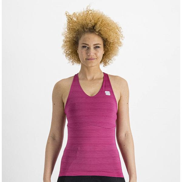 Sportful Fietsshirt Mouwloos Paars Dames - Kelly W Top Cyclamen-L