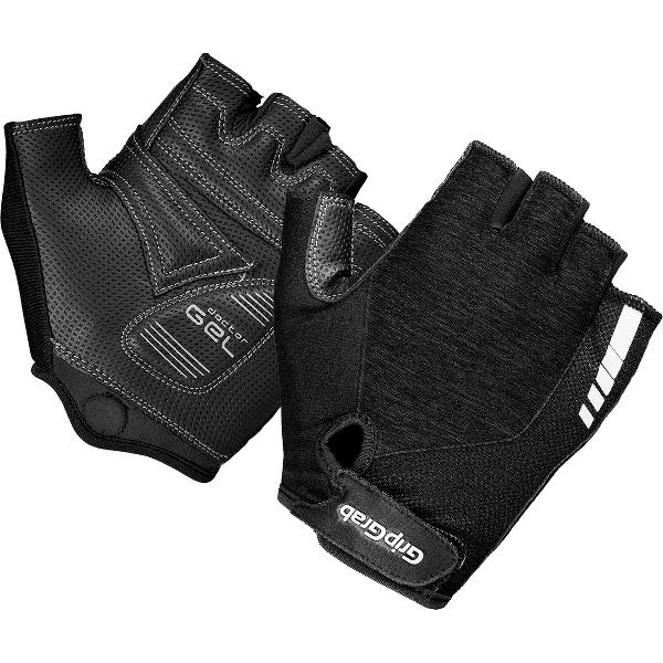 GripGrab - Women's ProGel Padded Korte Vinger Zomer Fietshandschoenen - Zwart - Vrouwen - Maat L