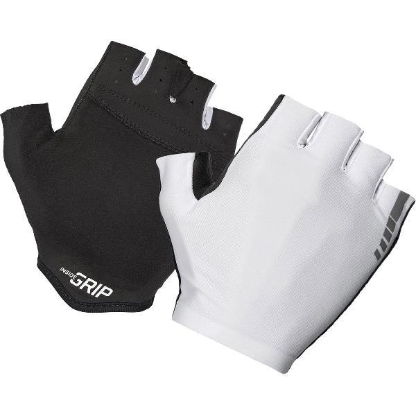 GripGrab - Aerolite InsideGrip Korte Vinger Zomer Race Fietshandschoenen zonder Padding - Wit - Unisex - Maat XL