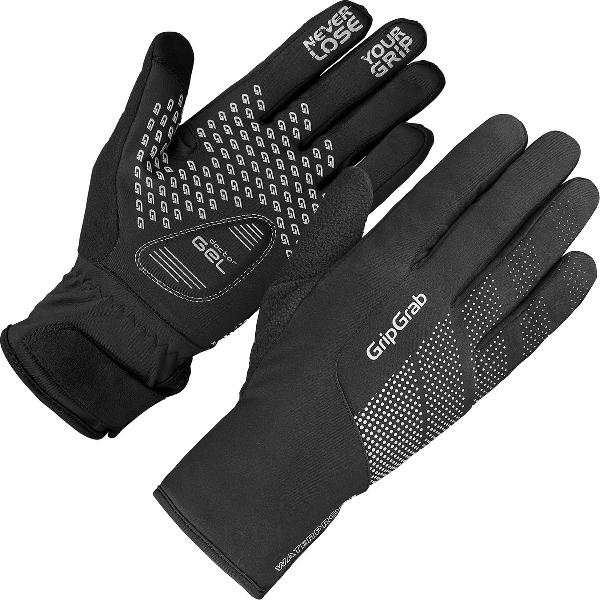 GripGrab - Ride Waterproof Winter Fietshandschoenen Lange Vinger - Unisex - Zwart - Maat XL