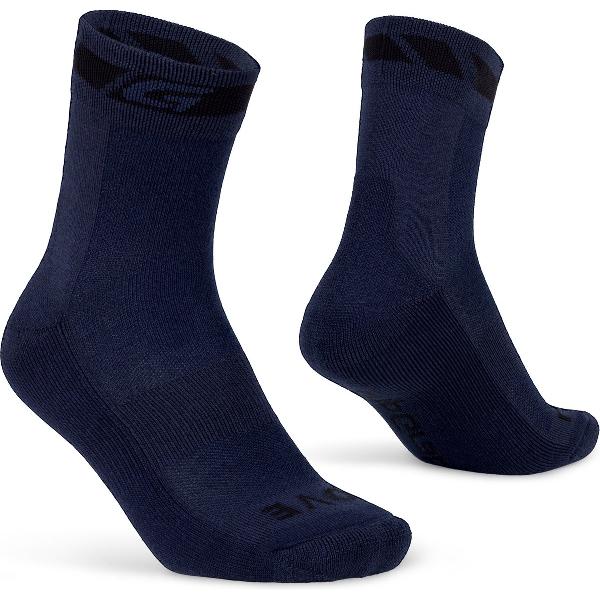 GripGrab - Merino Winter Fietssokken Merino Wol Sokken Wielersport - Navy Blauw - Unisex - Maat S