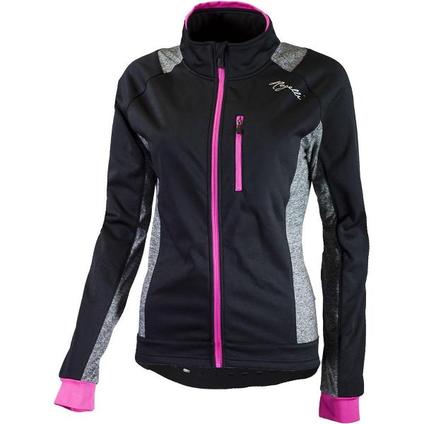 Rogelli Carlyn - Fietsjack - Dames - M - Zwart/Grijs/Roze