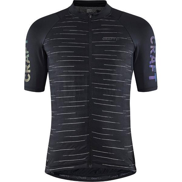 Craft Fietsshirt Korte Mouwen Heren Zwart Reflective - ADV ENDUR LUMEN JERSEY M BLACK BLACK-L