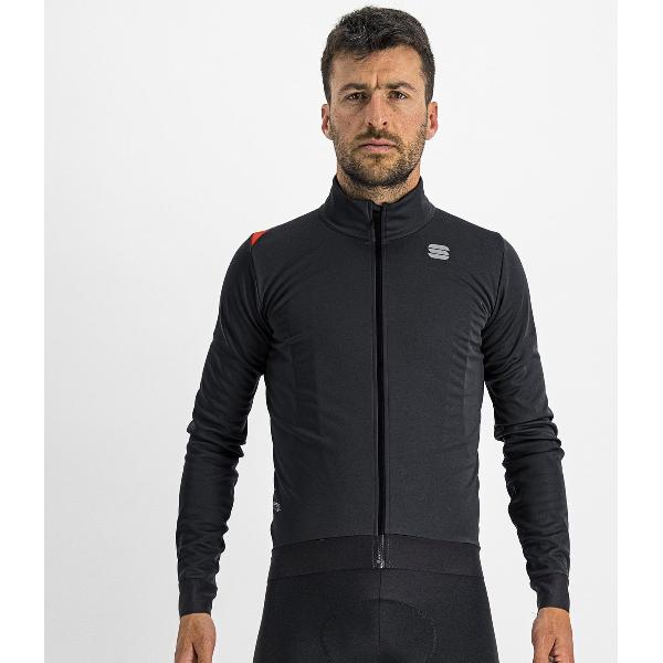 Sportful Fiandre Fietsjack - Maat XXL - Mannen - zwart - rood