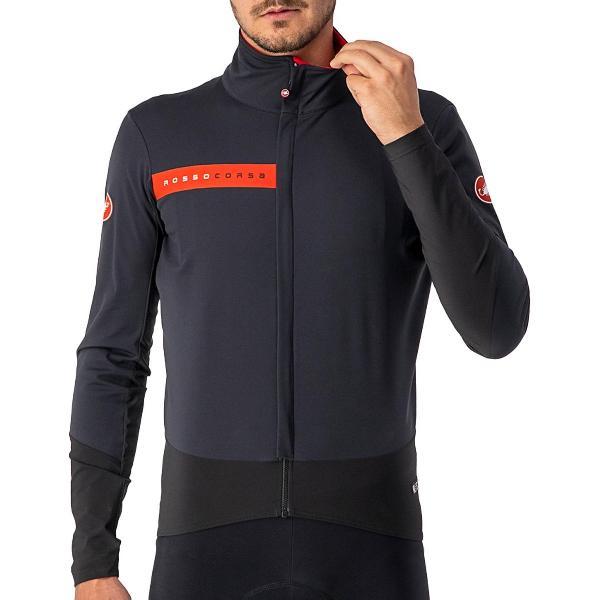 Castelli Fietsjack Lange mouwen Rain or Shine Heren Zwart - Beta RoS Jacket Light Black - L