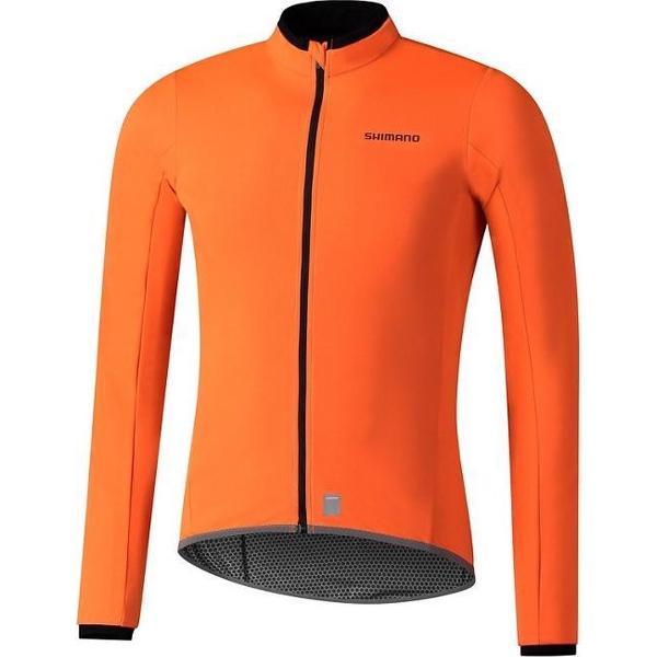 SHIMANO WINDFLEX Fietsjack Oranje Heren-XL