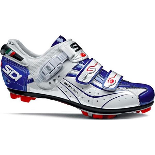 Sidi Scarpe Eagle 6 - Mountainbikeschoenen - SRS Carbon Zool - Wit Blauw Vernice - Maat 48