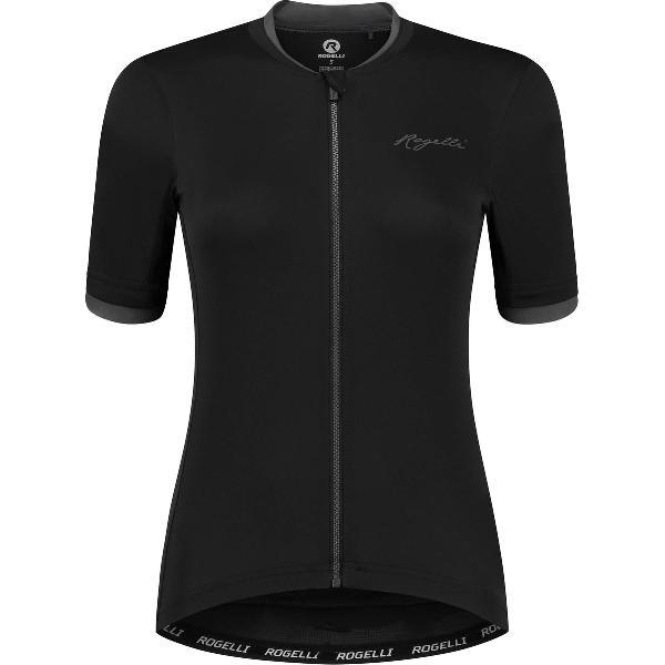 Rogelli Essential Fietsshirt - Korte Mouwen - Dames - Zwart - Maat M