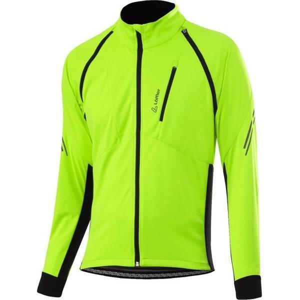 Löffler Fietsjack San Remo 2 Heren Polyester Neongeel Maat 48