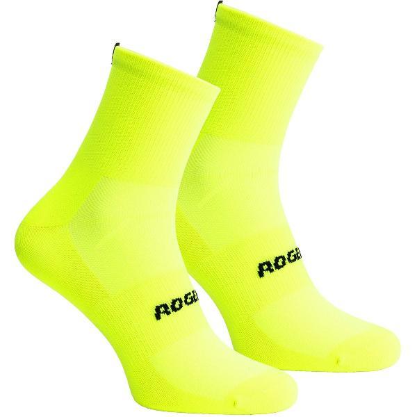 Rogelli Essential 2-pack Fietssokken - Heren - Fluor - Maat 36-39