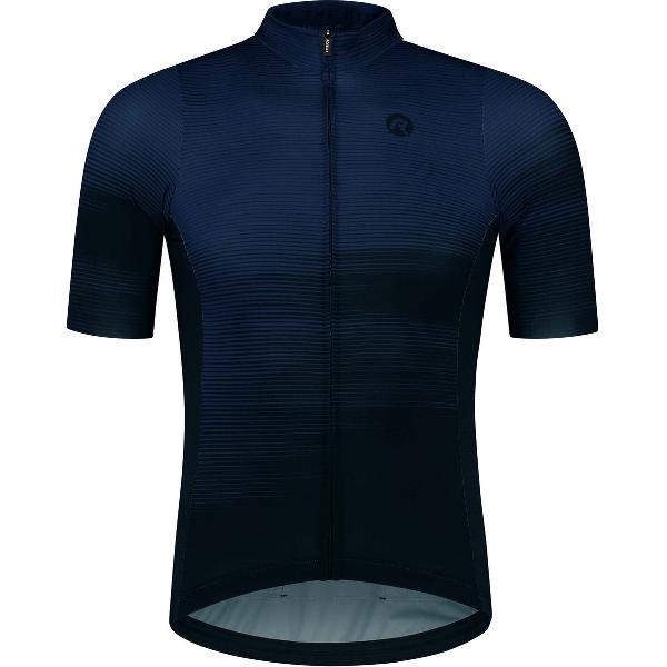 Rogelli Glitch Fietsshirt Heren Zwart/Blauw - Maat M