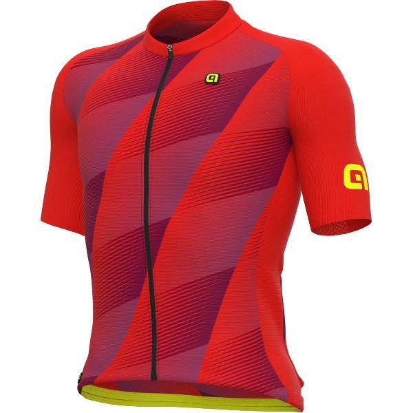 Ale Fietsshirt Korte Mouwen Graphics PRR Square - Rood - M - Valt klein