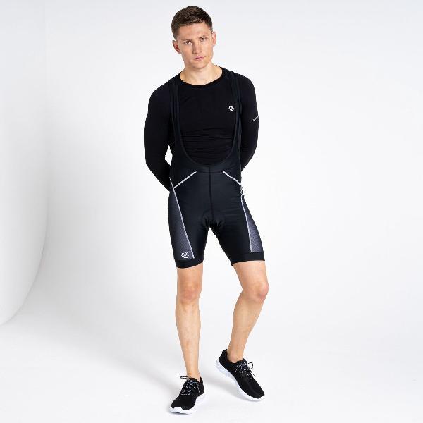 Dare 2b - Ecliptic Bib Heren Fietsshort - Maat M - Zwart