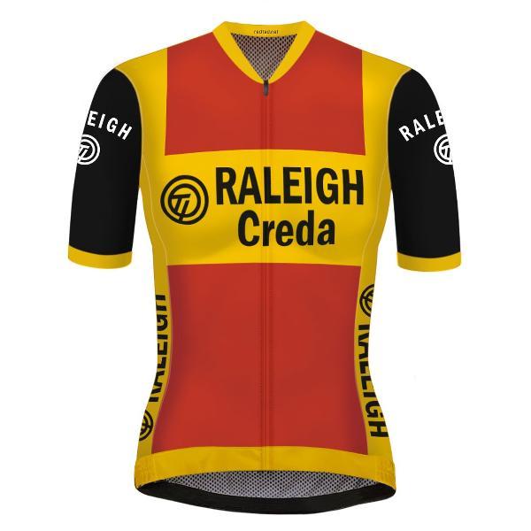 Retro Dames Wielershirt TI-Raleigh rood - REDTED (XL)