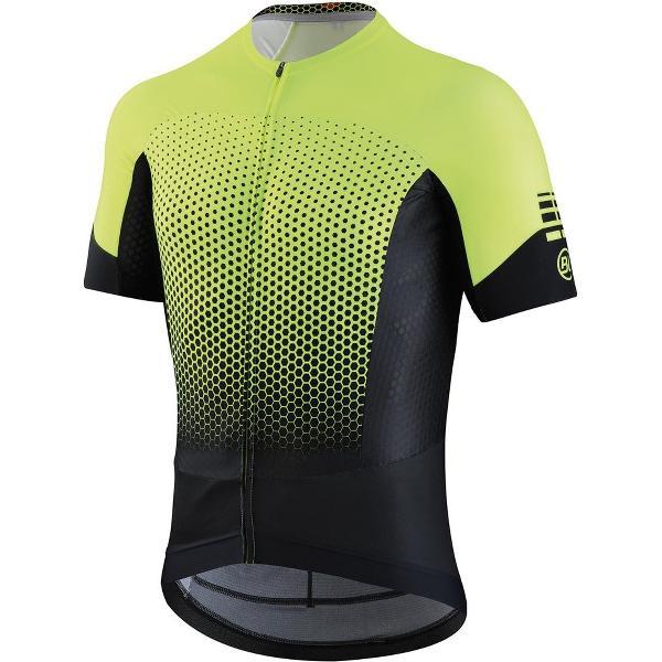 BICYCLE LINE Pro Korte Mouwen Fietsshirt Heren - Fluo Yellow - L