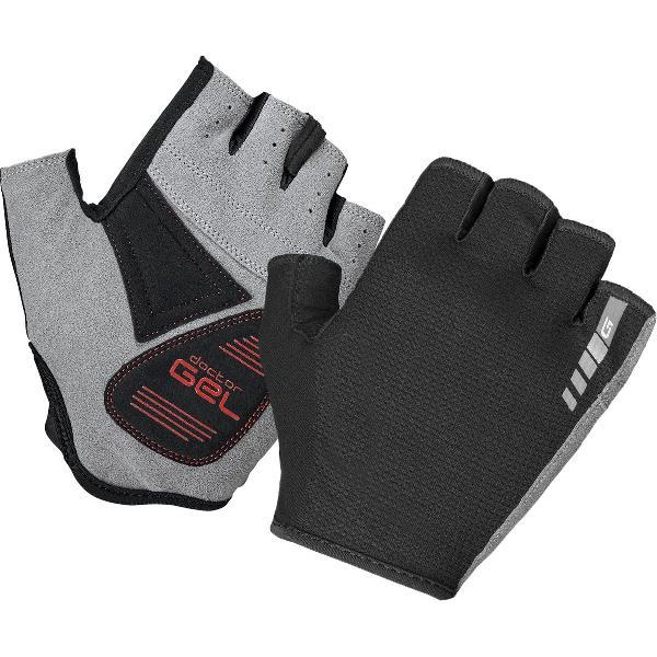 GripGrab - EasyRider Padded Korte Vinger Zomer Fietshandschoenen Wielrenhandschoenen met Padding - Zwart - Unisex - Maat M