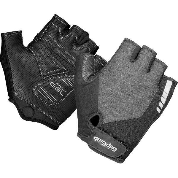 GripGrab - Women's ProGel Padded Korte Vinger Zomer Fietshandschoenen - Grijs - Vrouwen - Maat L