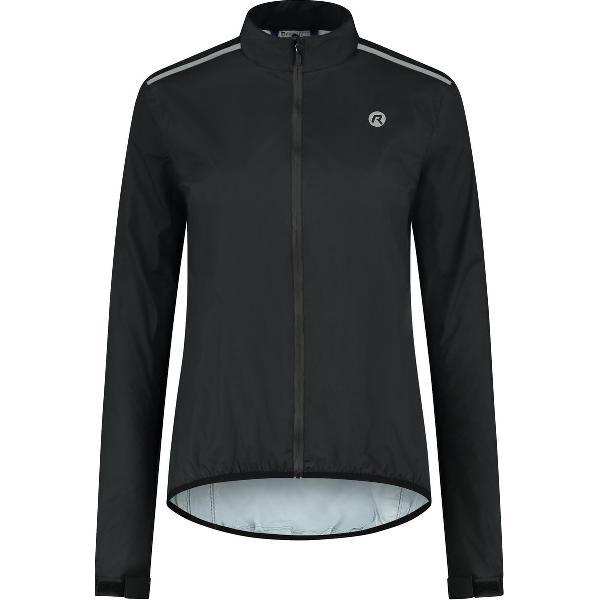 Rogelli Core Regenjas - Fietsregenjack - Dames - Zwart - Maat XS