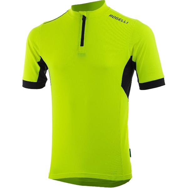 Rogelli Core Kids Fietsshirt - Korte Mouwen - Kids - Fluor - Maat 128-140