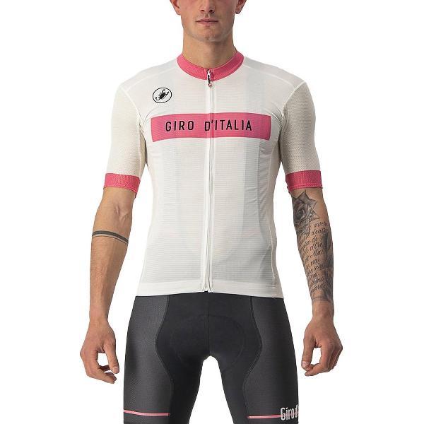 Castelli Giro Italia 2022 Fuori Korte Mouwen Fietsshirt Wit L Man