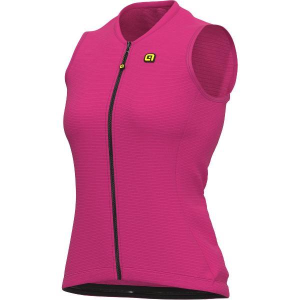 Ale Dames Fietsshirt Zonder Mouwen Color Block - Paars - L - Valt klein