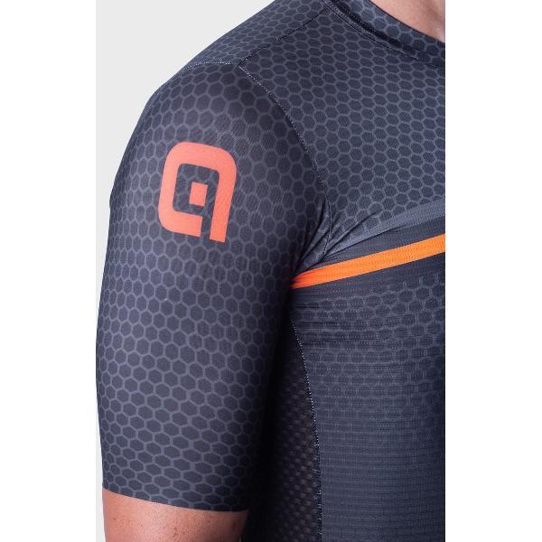 Ale Fietsshirt Korte Mouwen PRS Bridge - Grijs - 5XL - Valt klein