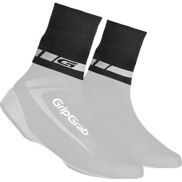 GripGrab - CyclinGaiter Regen Wielren Overschoenen Cuffs Neopreen Manchetten - Zwart - Unisex - Maat S/M